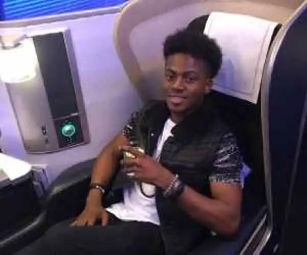 Korede Bello Shares Flight Photo